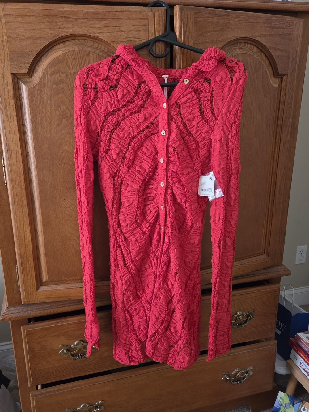NWT Free People Shayla Lace Mini Dress